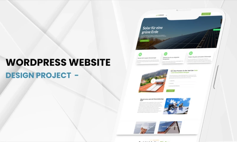 Nextobrand - Greenexpresssolar Wordpress Website Development