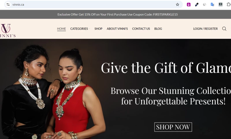 Infayou Digital - Vinnis Jewelry