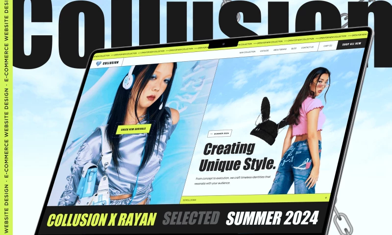 Collusion - Ecommerce UI UX Web Design