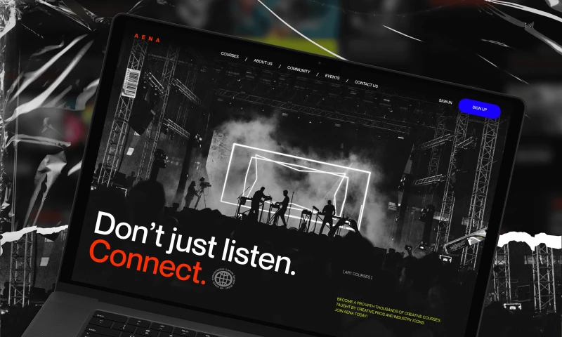 Creative Minds - Modern Website for Music Academy