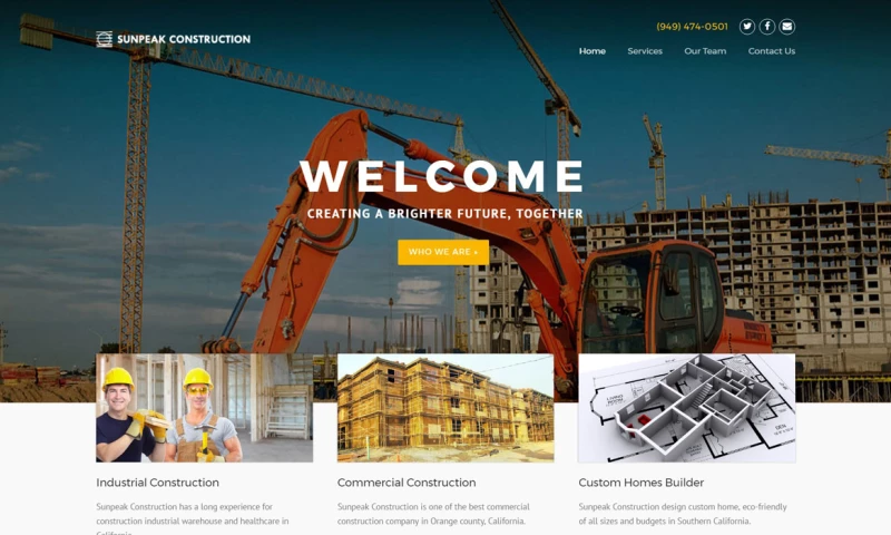 Contractors Website Design