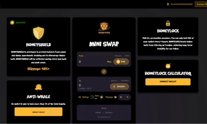 4Blocks - Honey Mini Swap