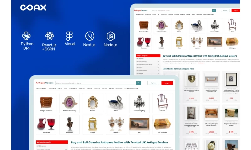 Antique e-commerce platform