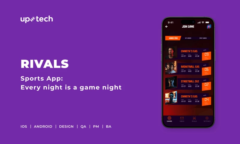 Uptech - Rivalz - sports app