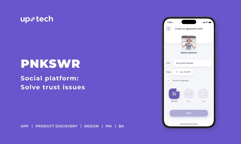 Uptech - PNKSWR - social platform