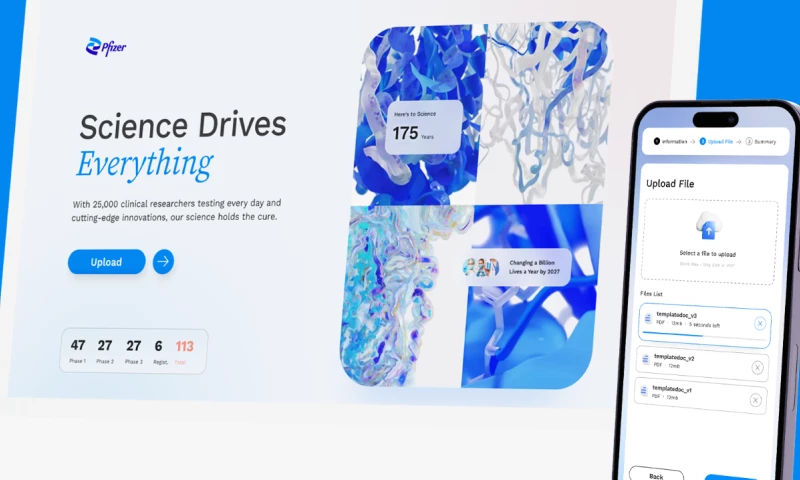 Pfizer INC. Mobile App and Backend dev for Pharma