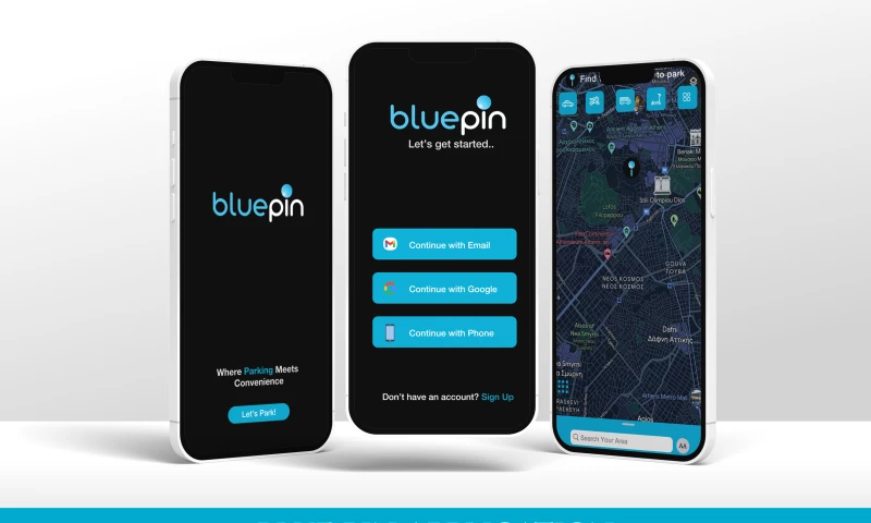 Digital Elliptical - Blue Pin