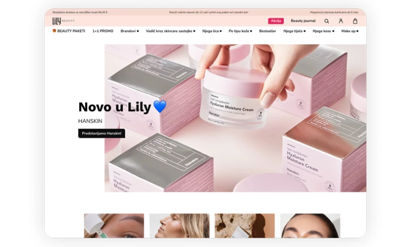 Lily Beauty - Enhancing E-Commerce for Cosmetics