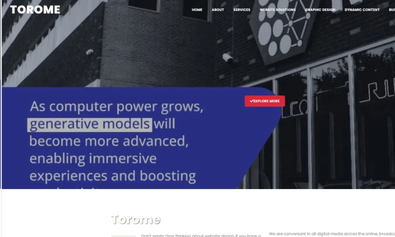 Torometech - Website Design