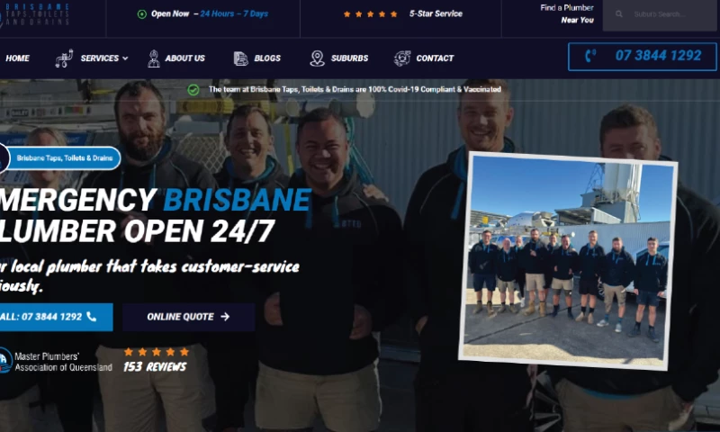 Purge Digital - Brisbane Taps, Toilets & Drains Google Ads & Website Redesign