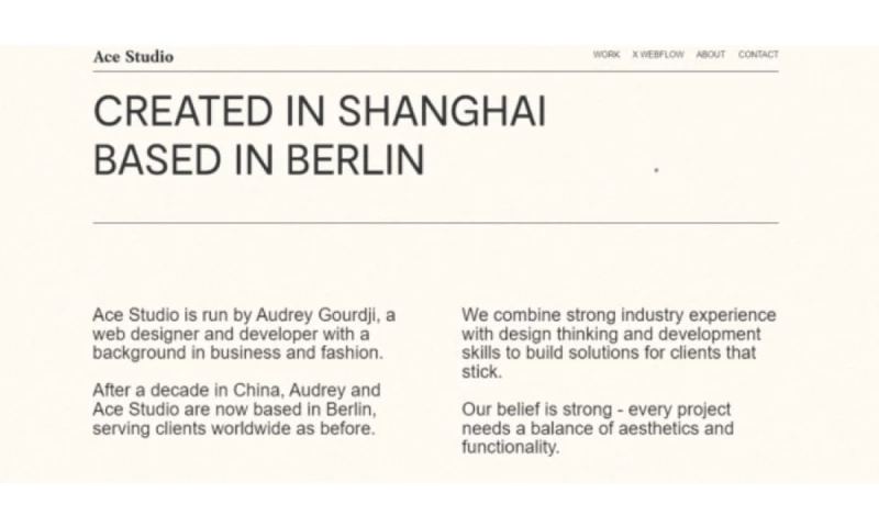 Ace Studio - Ace Studios About Page