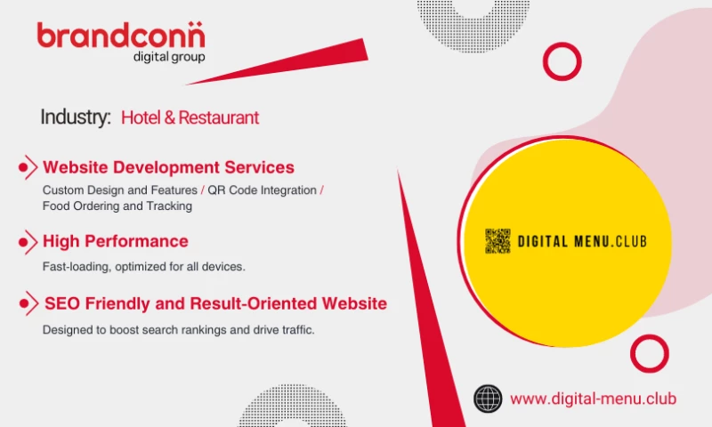 Brandconn Digital - Enhancing Dining Experience with Digital Menu Club