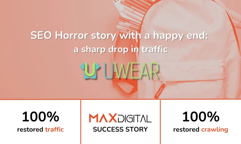 SEO Horror story with a happy end: a sharp drop in traffic