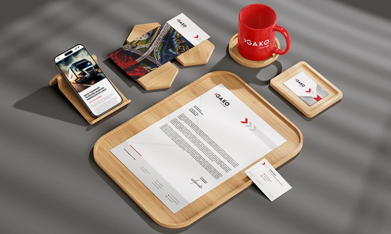 Wojoweb - Gako - branding for transport & logistic company