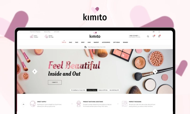 Wezom - Kimito: Online Beauty Supply Store