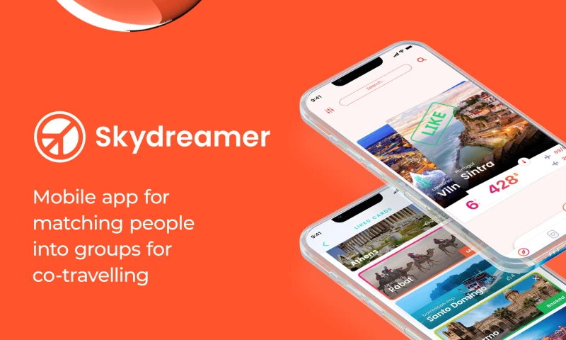 Skydreamer | Mobile app for matching people into groups for co-travelling