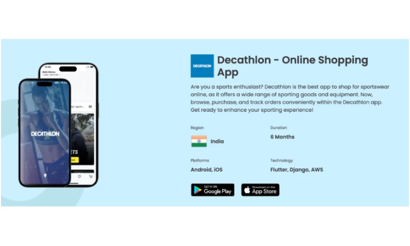 Technoyuga Soft - Decathlon - Online Shopping App