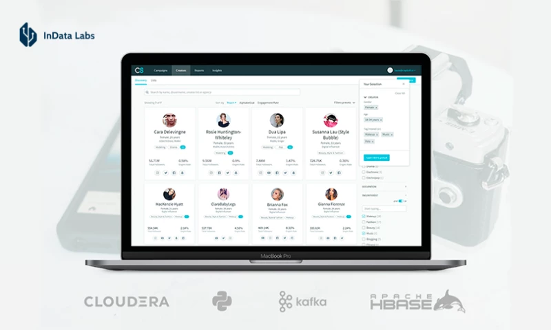 InData Labs - Building Influencer Marketing Analytics Platform