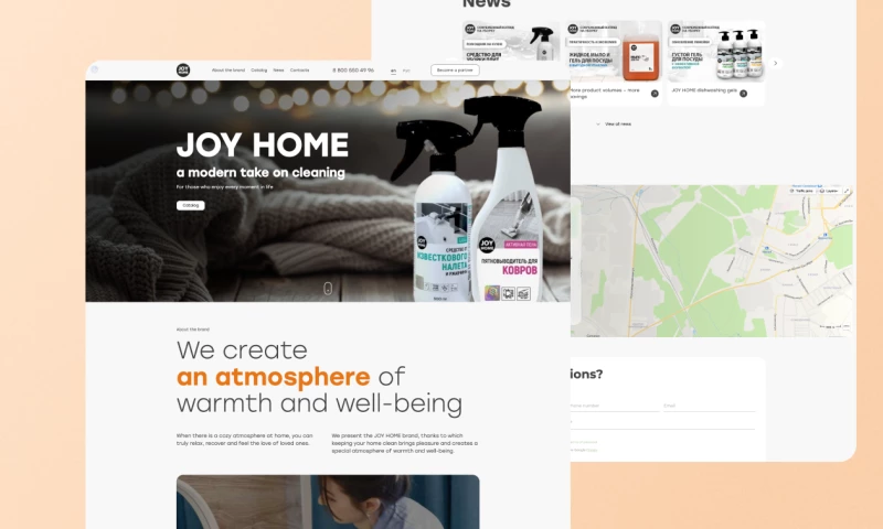 Daccel - Landing Page Joy Home