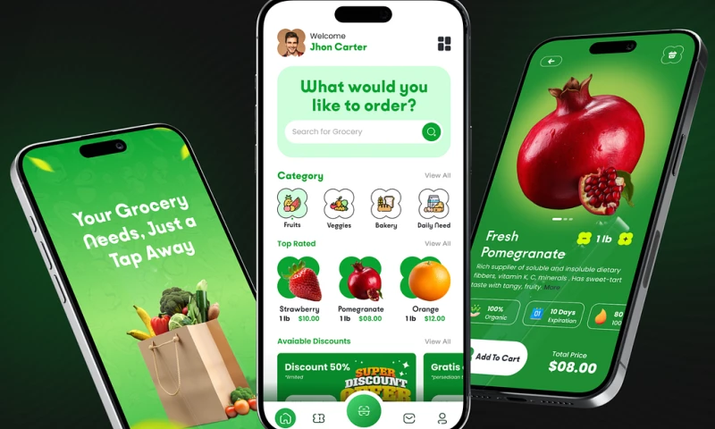 Excellent WebWorld - Online Grocery Shopping App