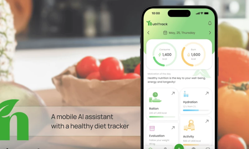 Wezom - NutriTrack: Your personal digital dietician in your smartphone