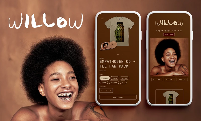 DECOSTA Global - WILLOW eCommerce for merch and music