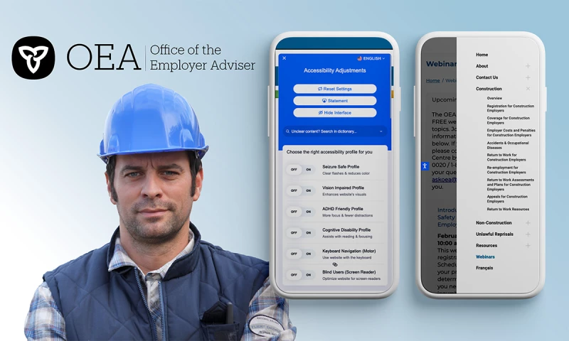 DECOSTA Global - Office of the Employer Adviser (OEA) Website Design & Development