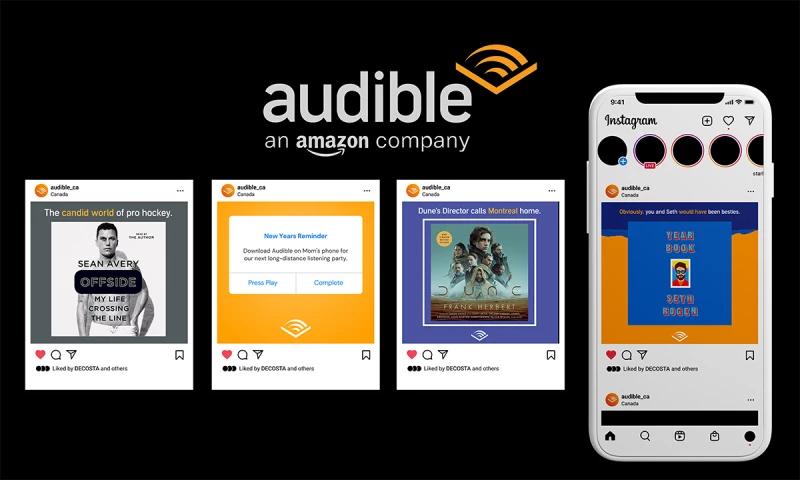 Audible Canada Social Media Campaign