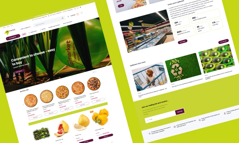 Daccel - UpMarket a modern online supermarket