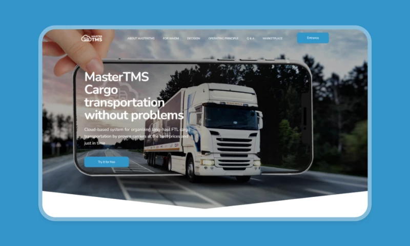 Daccel - Landing Page Master TMS