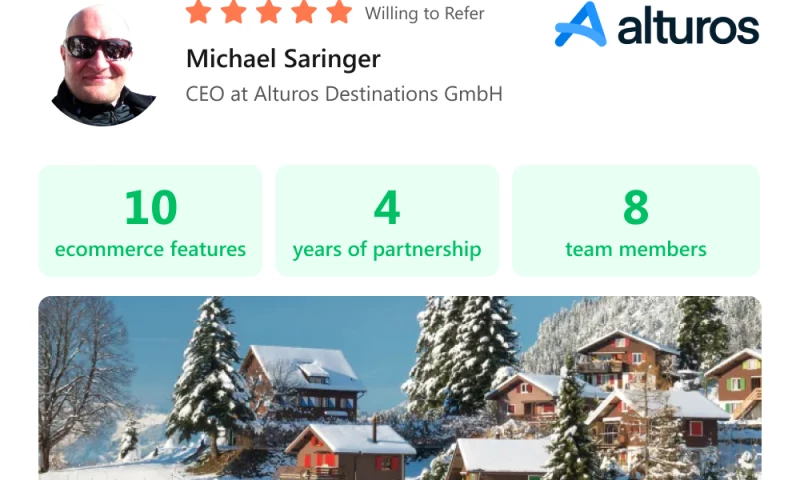 Ecommerce Platform for the Tourism Tech Supplier