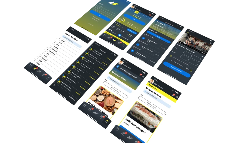 Mucilli Design - Anyman Fitness App