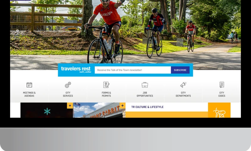 City of Travelers Rest Website Design