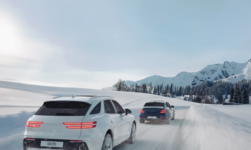 Genesis Automotive Campaign White Winter