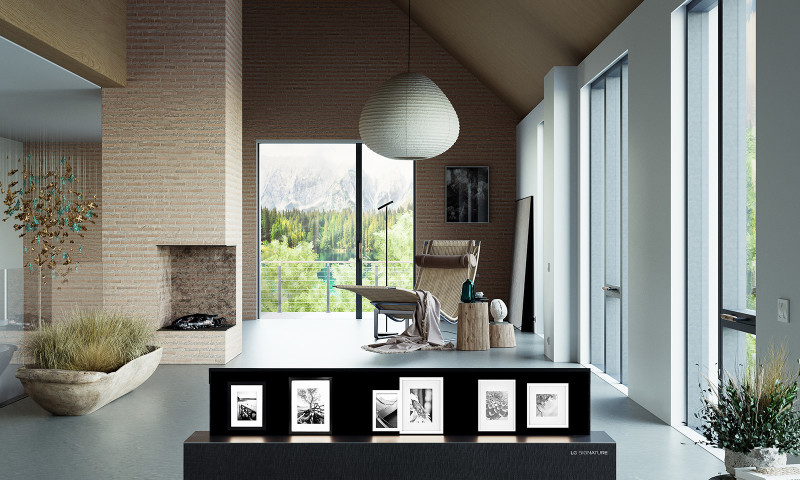 VSLB Inc. - LG Signature Flagship Rollable TV | Interior Visualization and Product Animation