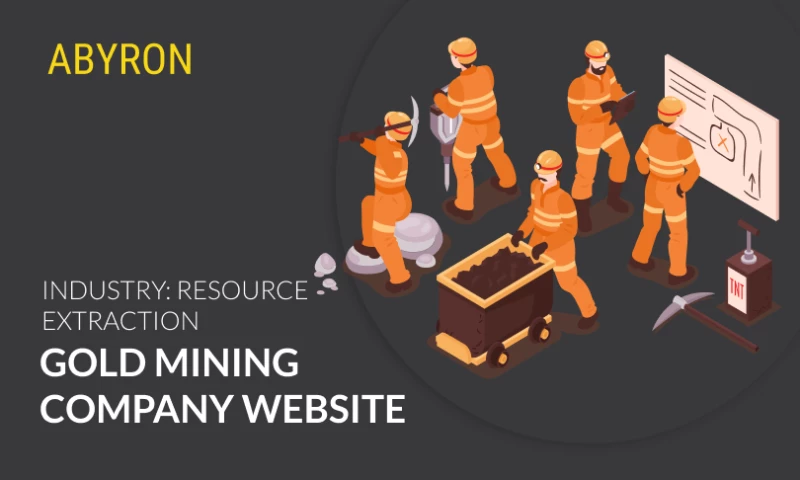 Abyron - Gold mining company website