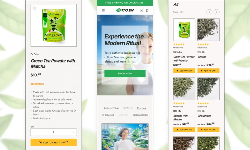 Web Loft Designs - ITO EN: A New Digital Face for the Global Green Tea Leader