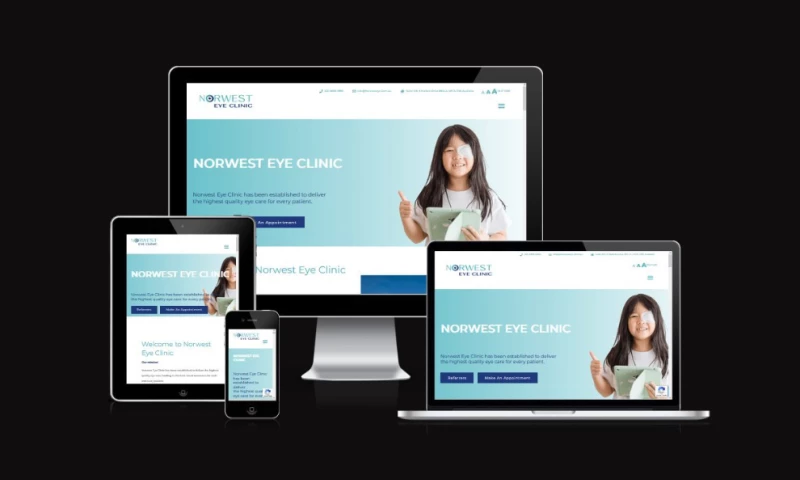 Hills Web Design - Norwest Eye Clinic