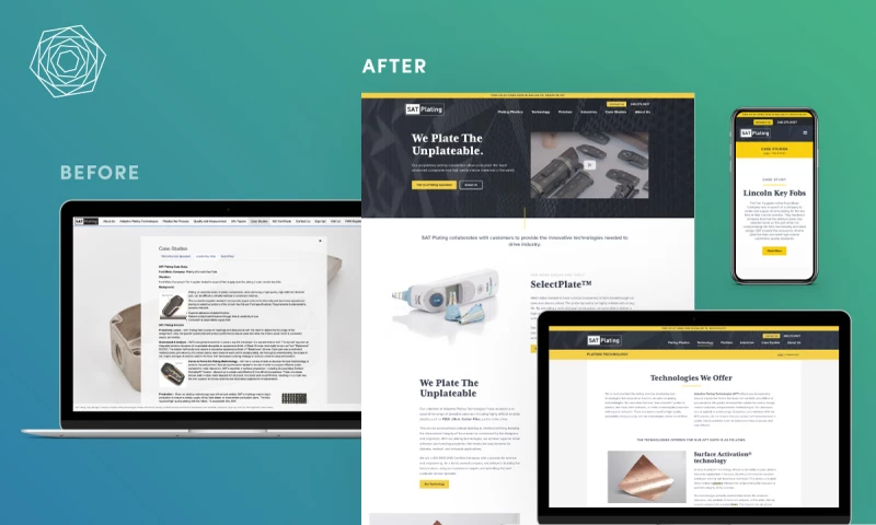 Manufacturing Website Redesign