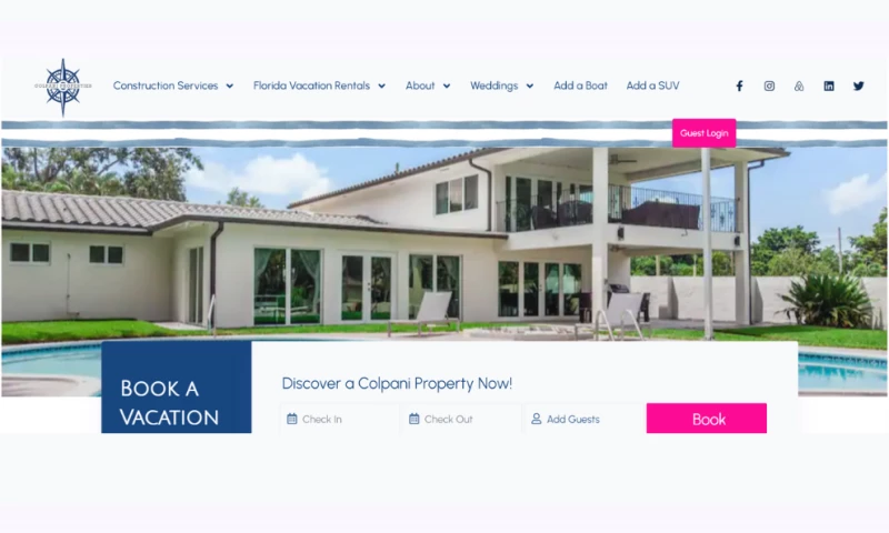 Geografixx - Web Design Project for Colpani Properties