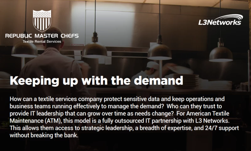 L3 Networks' IT Partnership with American Textile Maintenance