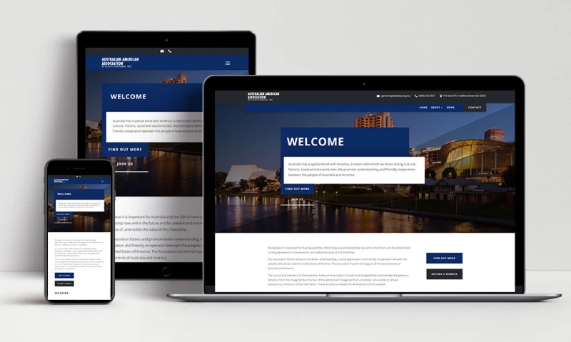 Webhance Digital - Australian American Association South Australia