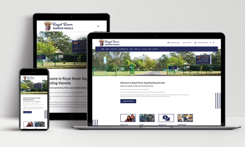 Webhance Digital - Royal Rover Dog Boarding