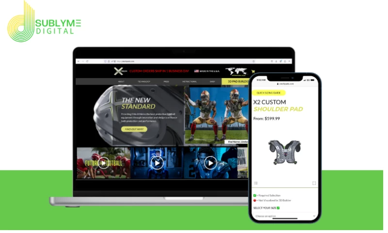 Transforming XTECH Football Pads' Digital Presence