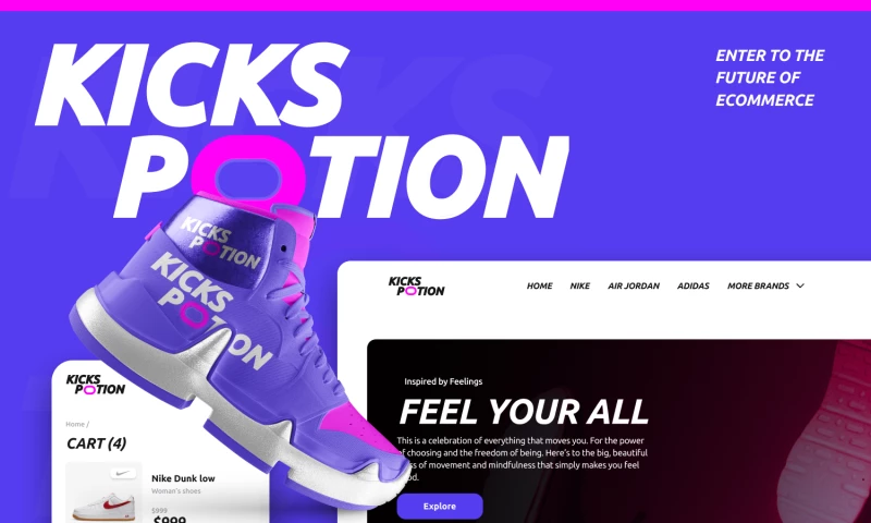 Sneakers Store | eCommerce Design Development