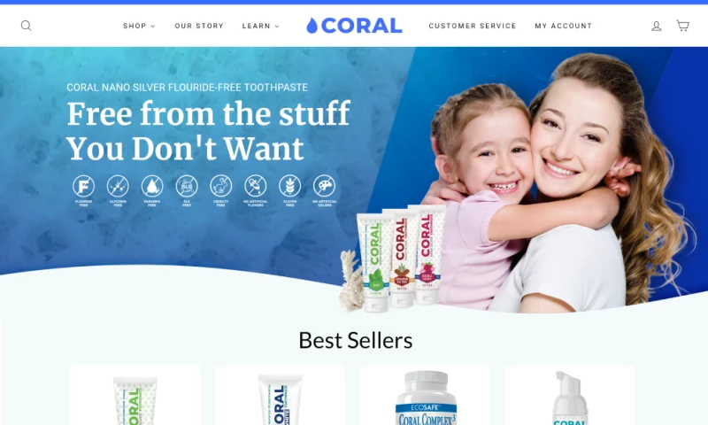 Pixlogix Infotech Pvt Ltd - Coral Toothpaste
