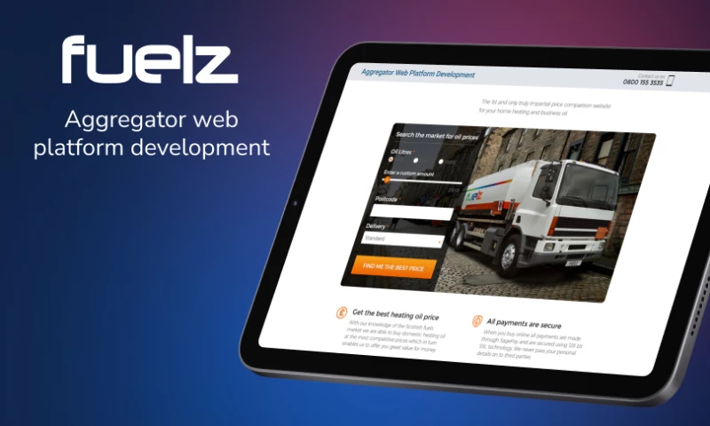 Aggregator web platform development
