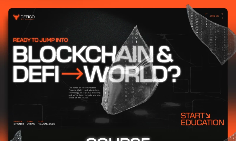 Landing Page | Blockchain & DeFi Education
