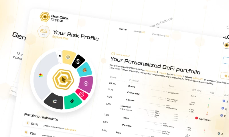Landing Page | DeFi Ai-Powered advisor product