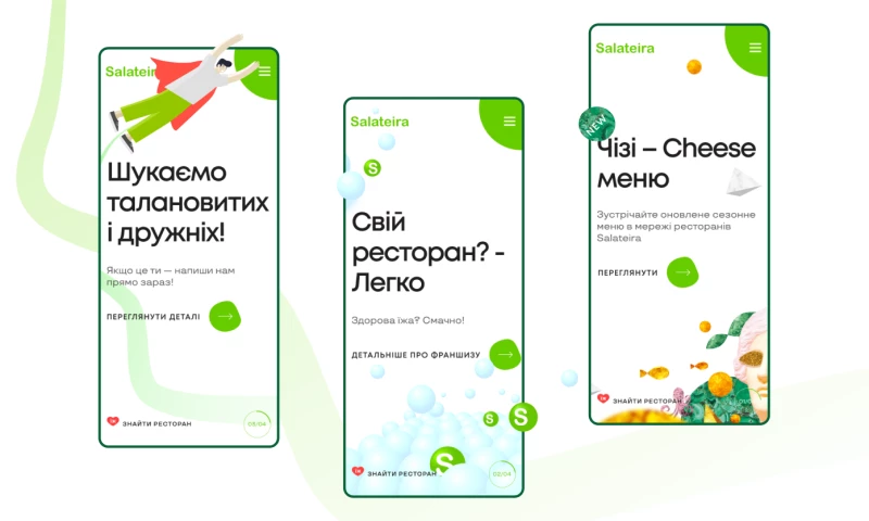 Hexagon Agency - Salateira Restaurant Chain Website